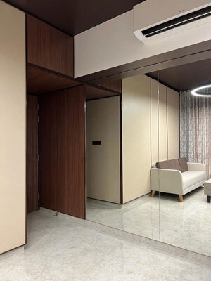 Living Room in 2 BHK Apartment at Lodha Amara, Kolshet Road – for Sale