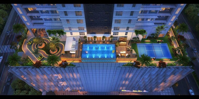 Swimming Pool, ruparel-jewel 3 Bedroom 2270 Sq.Ft. Apartment In Wadala Mumbai 10005236