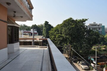 Balcony in 3 BHK Builder Floor at East Of Kailash – for Rent