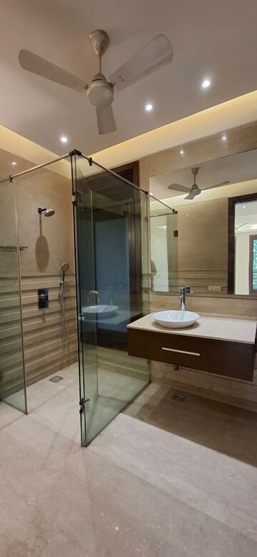 Bathroom in 3 BHK Builder Floor at Greater Kailash I – for Rent