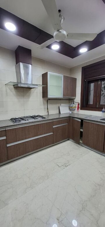 Kitchen in 3 BHK Builder Floor at Greater Kailash I – for Rent