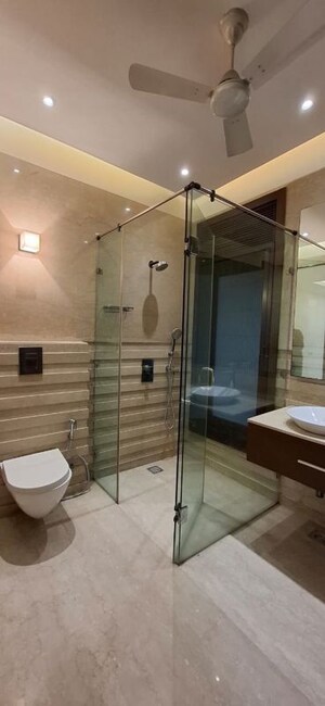 Bathroom in 3 BHK Builder Floor at Greater Kailash I – for Rent
