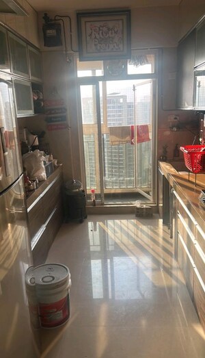 Kitchen in 2 BHK Apartment at Dosti Group Imperia, Manpada – for Rent