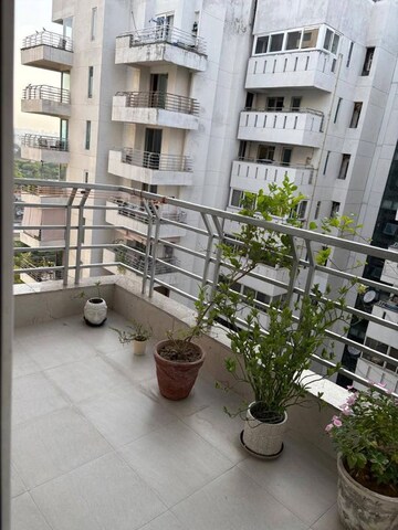 Balcony in 3 BHK Apartment at Parsvnath Exotica, Sector 53 – for Rent