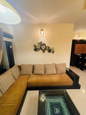 Living Room in 2 BHK Apartment at Whispering Heights, Malad West – for Rent