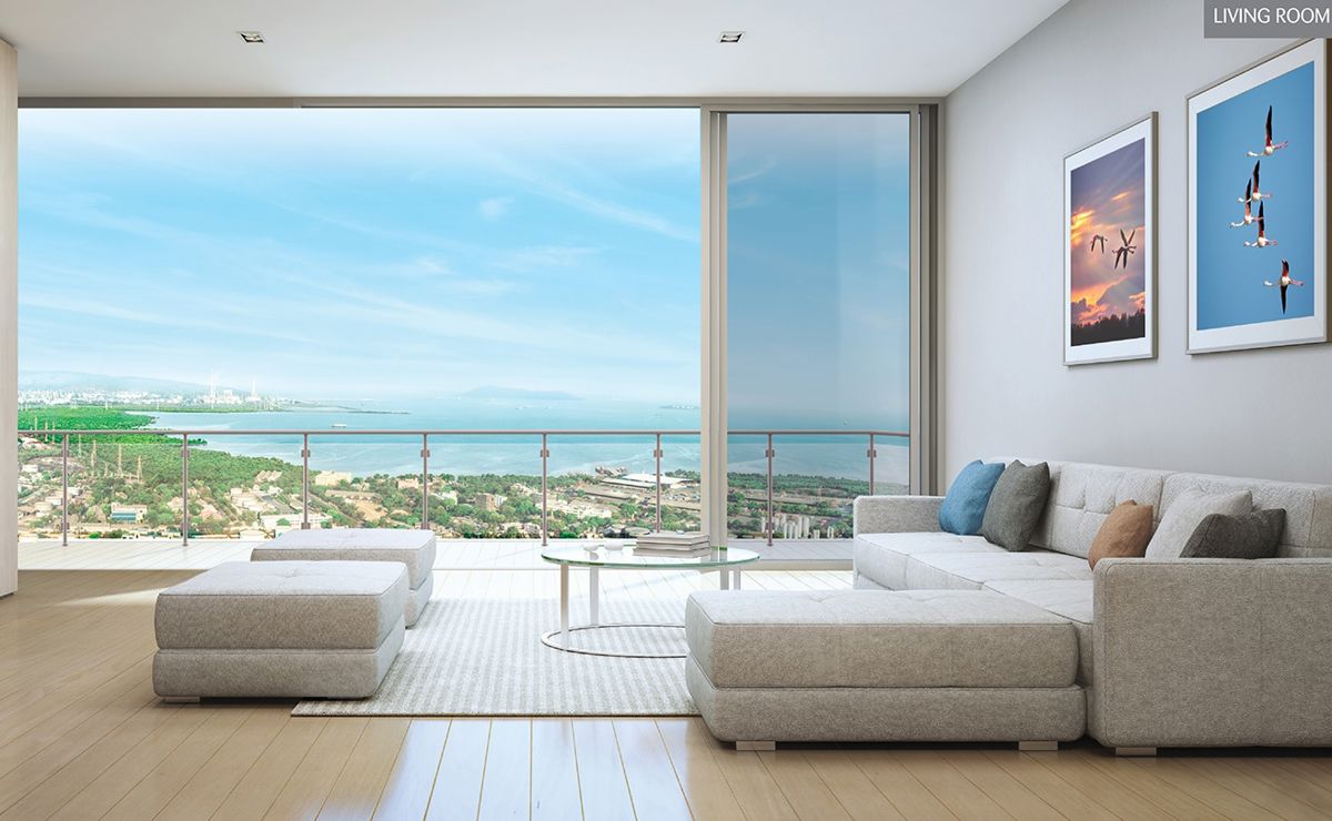 2 BHK + Extra Room Apartment For Sale in L&T Crescent Bay T2