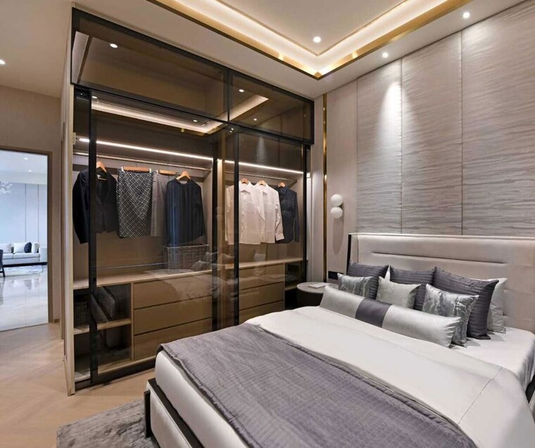 Bedroom, l-t-crescent-bay-t2 2 Bedroom 970 Sq.Ft. Apartment In Parel Mumbai 10005383
