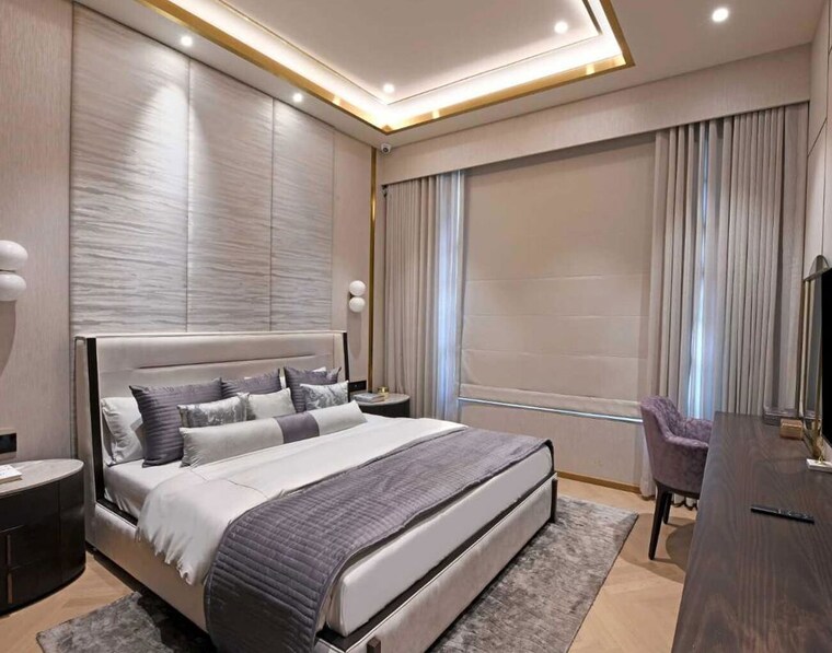 Bedroom, l-t-crescent-bay-t2 2 Bedroom 970 Sq.Ft. Apartment In Parel Mumbai 10005383