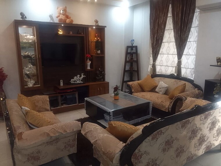 Living Room, sushma-crescent 3 Bedroom 1860 Sq.Ft. Apartment In Dhakoli Zirakpur 10005565