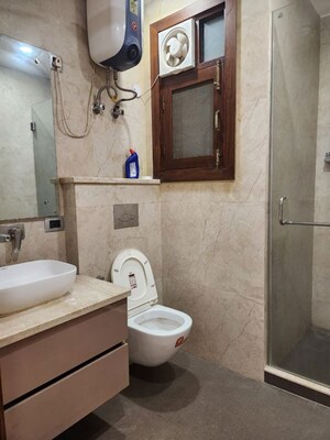 Bathroom in 4 BHK Builder Floor at Defence Colony – for Sale