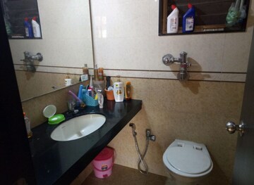 Bathroom in 2 BHK Apartment at Neelkanth Palms, Kapur Bawdi – for Rent