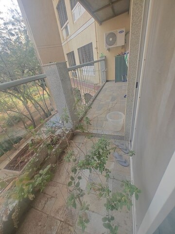 Balcony in 2.5 BHK Apartment at NRI Complex Phase I, Seawoods Sector 58 – for Rent