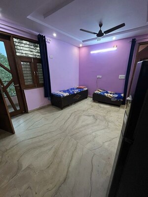Living Room in 1.5 BHK Builder Floor at Rajouri Garden – for Rent