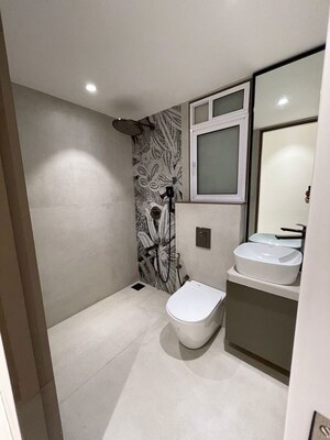 Bathroom in 1 BHK Apartment at Kalpataru Srishti Namaah, Mira Road – for Rent