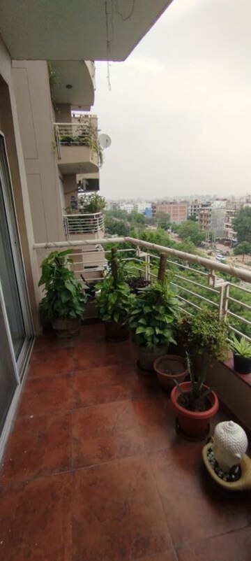 Balcony in 3.5 BHK Apartment at Shiv Shankar Society, Sector 51 – for Sale