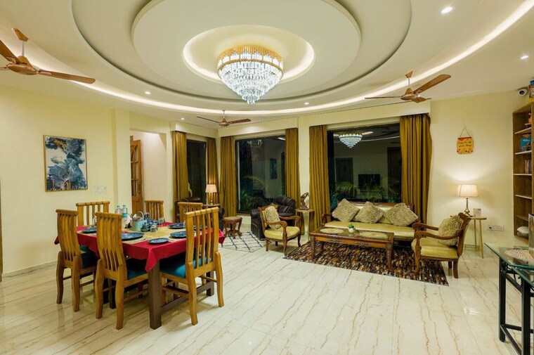 Living Room, ramnagar 6+ Bedroom 1 Acre Villa In Ramnagar Nainital 10003856