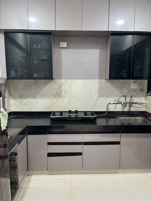 Kitchen in 1 BHK Apartment at Goel Ganga Constella, Kharadi – for Rent