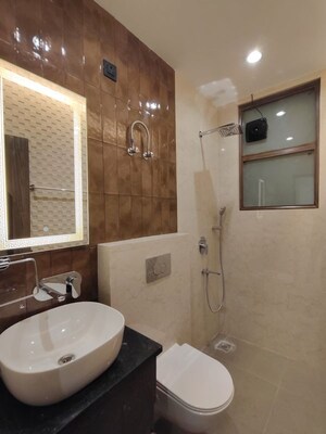 Bathroom in 3 BHK Builder Floor at East Of Kailash – for Sale