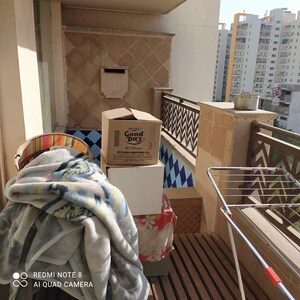 Balcony in 3.5 BHK Apartment at Puri Pranayam, Sector 82 – for Sale