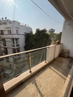 Balcony in 3 BHK Builder Floor at Safdarjung Enclave – for Rent
