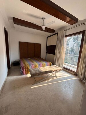 Bedroom in 3 BHK Builder Floor at Safdarjung Enclave – for Rent