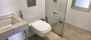 Bathroom in 1 BHK Apartment at Godrej The Trees, Vikhroli East – for Rent