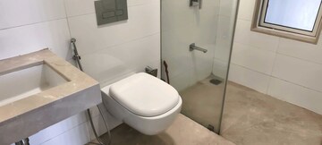 Bathroom in 1 BHK Apartment at Godrej The Trees, Vikhroli East – for Rent