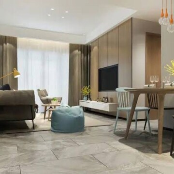 Living Room in 3 BHK Apartment at Dn Nagar – for Sale