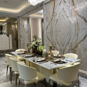 Dining area in 3 BHK Apartment at Dn Nagar – for Sale