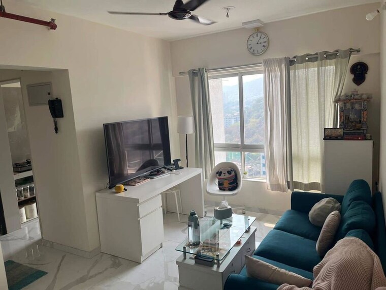 Living Room, blumen-apartments 1 Bedroom 424 Sq.Ft. Apartment In Vikhroli West Mumbai 10006370