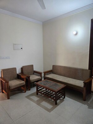 Living Room in 2 BHK Builder Floor at Gail CGHS, Sector 56 – for Rent