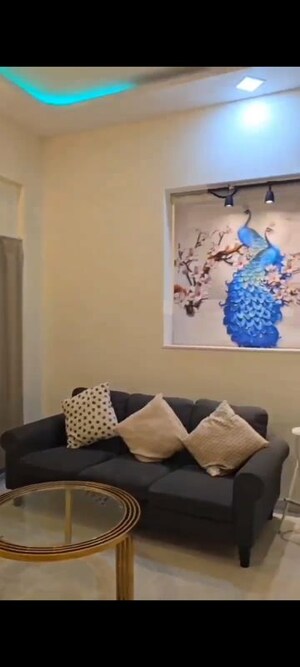 Living Room in 2 BHK Apartment at Lodha Amara, Kolshet Road – for Rent