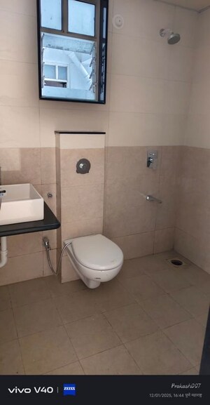 Bathroom in 3 BHK Apartment at Paranjape Gloria Grand, Bavdhan – for Rent