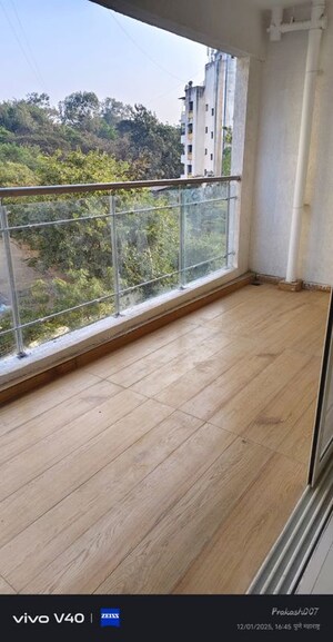 Balcony in 3 BHK Apartment at Paranjape Gloria Grand, Bavdhan – for Rent