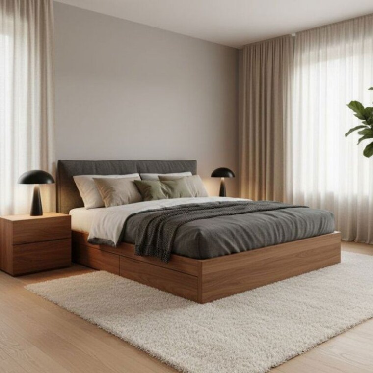 Bedroom, hoskote 3 Bedroom 1200 Sq.Ft. Villa In Hoskote Bangalore 10006382