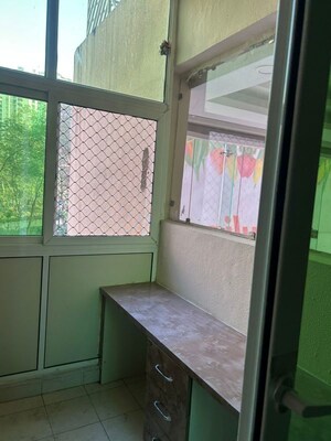 Balcony in 3 BHK Apartment at Gaur Saundaryam, Tech Zone 4 Greater Noida – for Rent