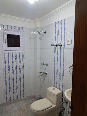 Bathroom in 2 BHK Builder Floor at Paryavaran Complex – for Rent