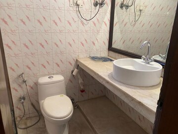 Bathroom in 2 BHK Builder Floor at Malviya Nagar – for Rent