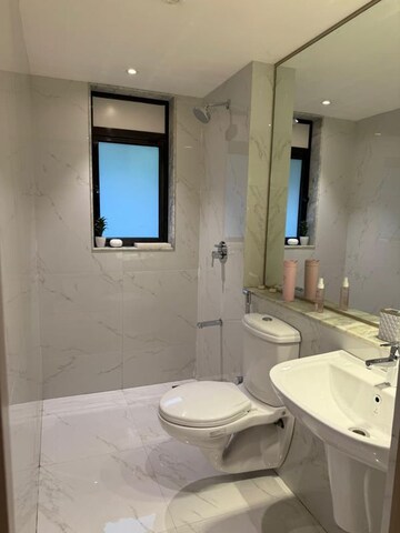 Bathroom in 3 BHK Apartment at Ambience Creacions, Sector 22 – for Rent