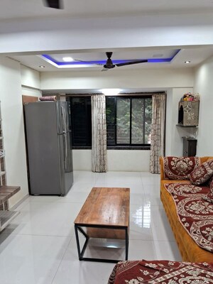 Living Room in 2 BHK Apartment at Powai Vihar, Powai – for Rent