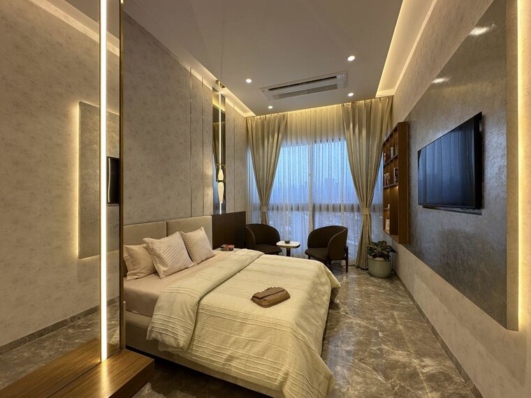 Bedroom, promesa-fremont 3 Bedroom 1080 Sq.Ft. Apartment In Parel Mumbai 10006736