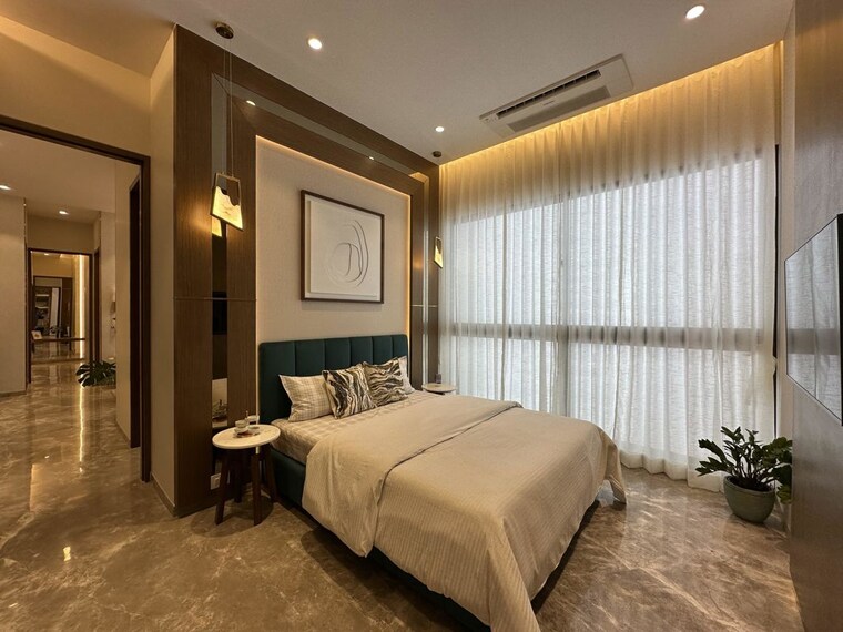 Bedroom, promesa-fremont 3 Bedroom 1080 Sq.Ft. Apartment In Parel Mumbai 10006736