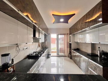 Kitchen in 3 BHK Apartment at DS Max Skycity, Thanisandra – for Rent