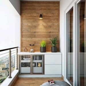 Balcony in 3.5 BHK Builder Floor at Ultima 107, Sector 107 – for Sale