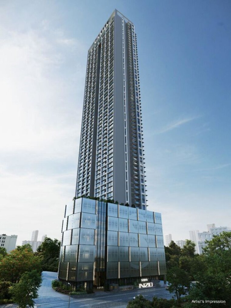 Exterior View, sobha-inizio 3 Bedroom 1223 Sq.Ft. Apartment In Parel Mumbai 10006842