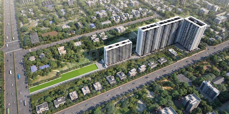 Exterior View, sankla-east-world 2 Bedroom 722 Sq.Ft. Apartment In Shewalwadi Pune 10006942