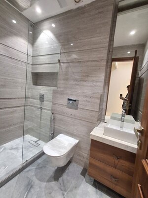 Bathroom in 4 BHK Builder Floor at South City 1 – for Sale