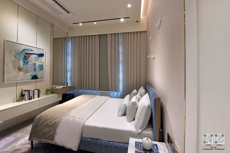 Bedroom, bhoomi-simana 2 Bedroom 870 Sq.Ft. Apartment In Parel Mumbai 10007031