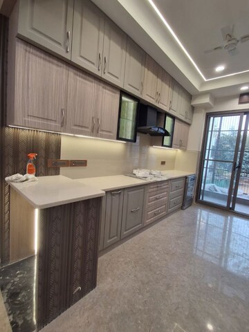 Kitchen in 4 BHK Builder Floor at South City 1 – for Sale