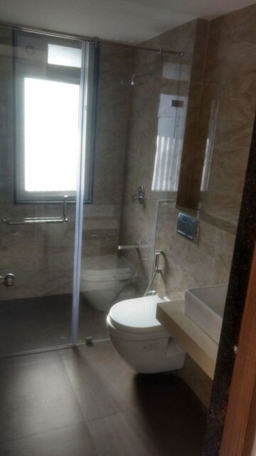 Bathroom in 3 BHK Apartment at Paranjape Yuthika Apartment, Bavdhan – for Rent